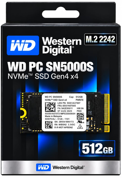 Western Digital SN5000S 512GB SSD