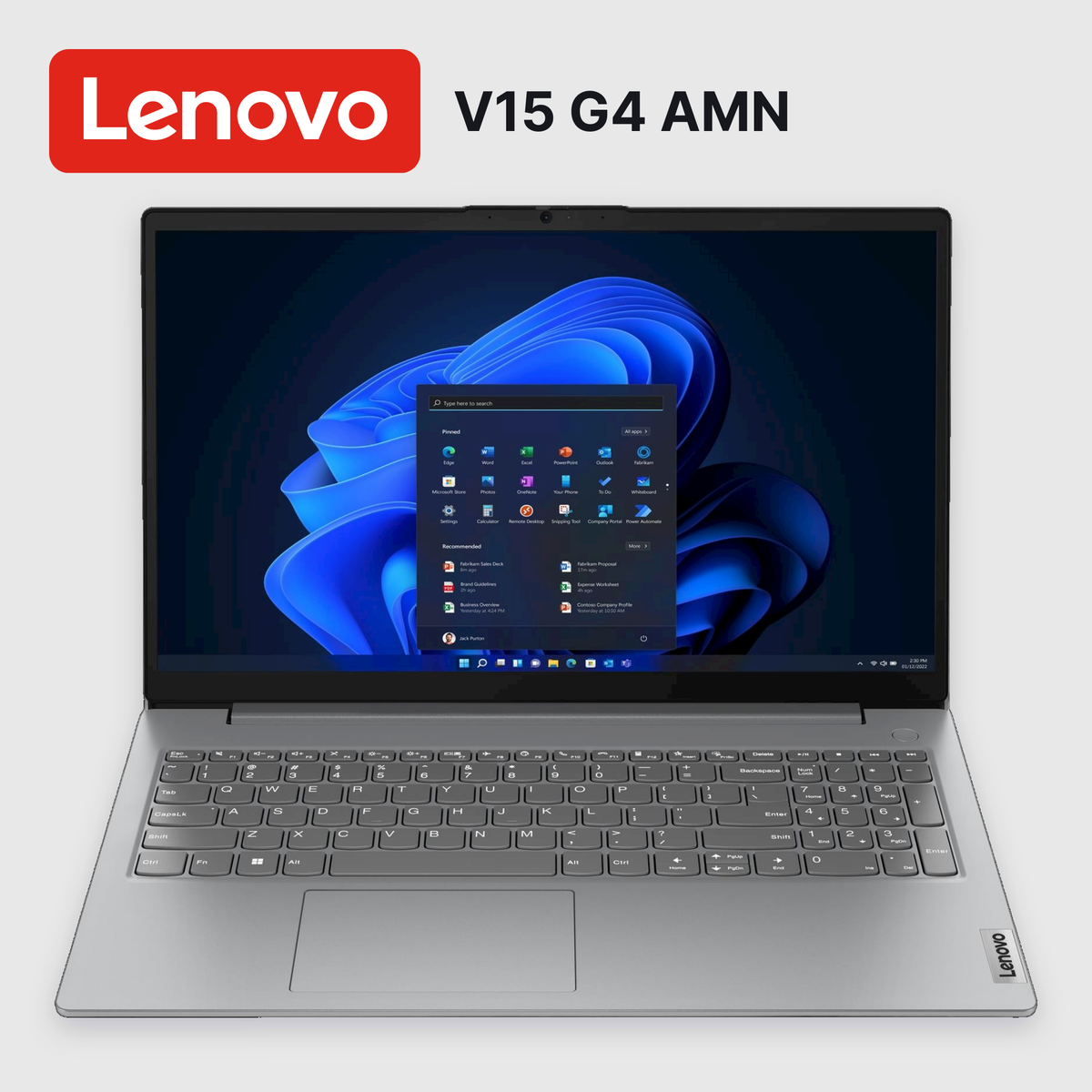 Laptop Lenovo V15 G4 AMN Ryzen 3-7320U 8GB 256GB SSD 15.6" (82YU00X4LM)