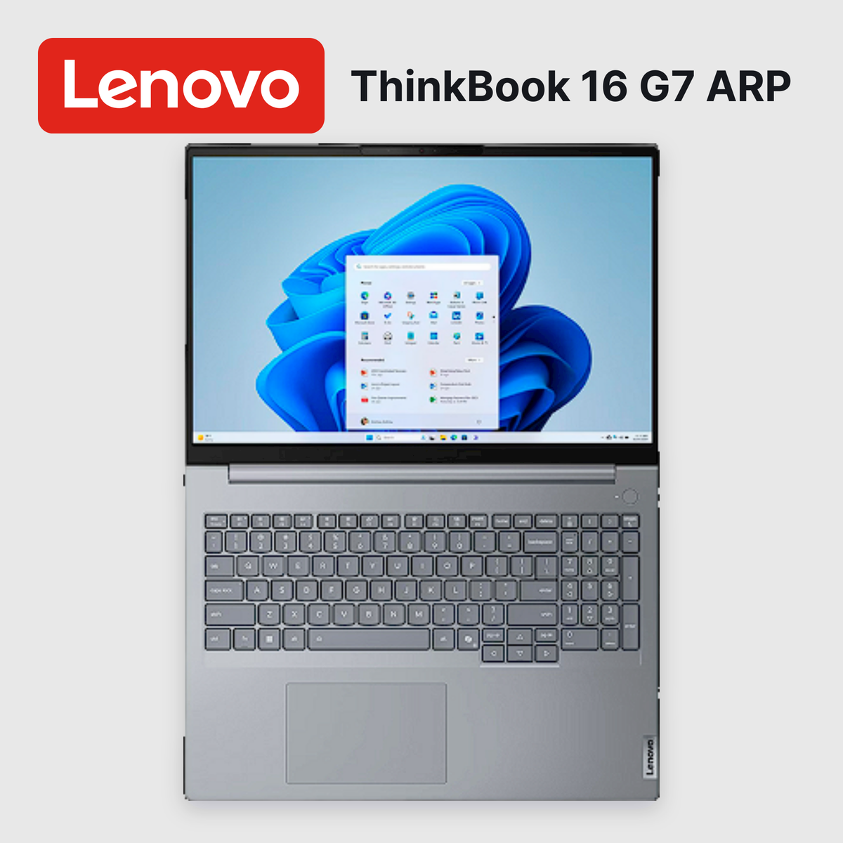 Laptop Lenovo ThinkBook 16 G7 ARP Ryzen 5-7535HS 8GB 512GB SSD 16" (21MW006HCL)